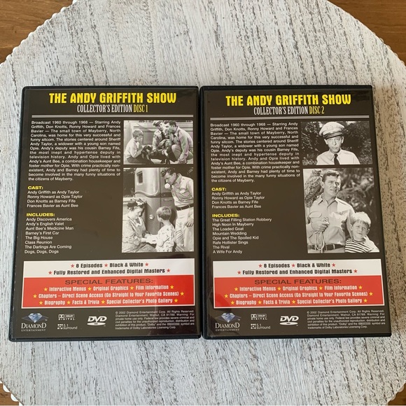 The Andy Griffith Show Collector’s Edition 2 DVD Set - Picture 6 of 8